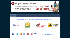 Desktop Screenshot of dryer-vent-doctor.com